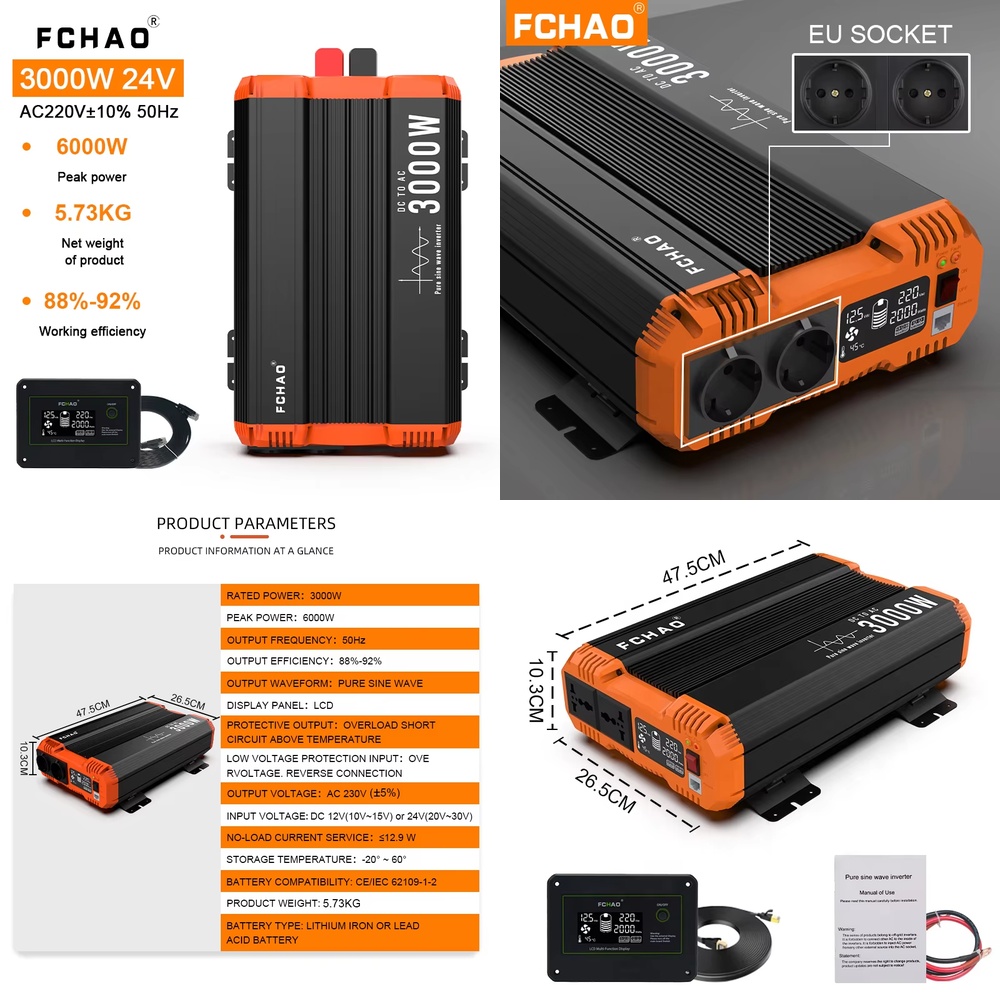 Pure Sine Wave Inverter - Inversor de Onda Senoidal Pura Off-Grid