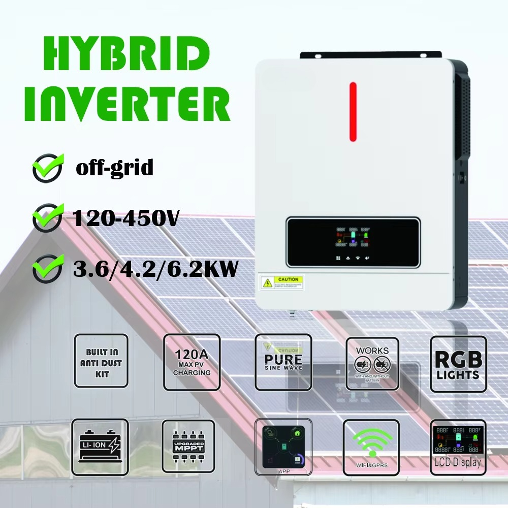 Pure Sine Wave Inverter - Inversor Solar Híbrido MPPT de Alta