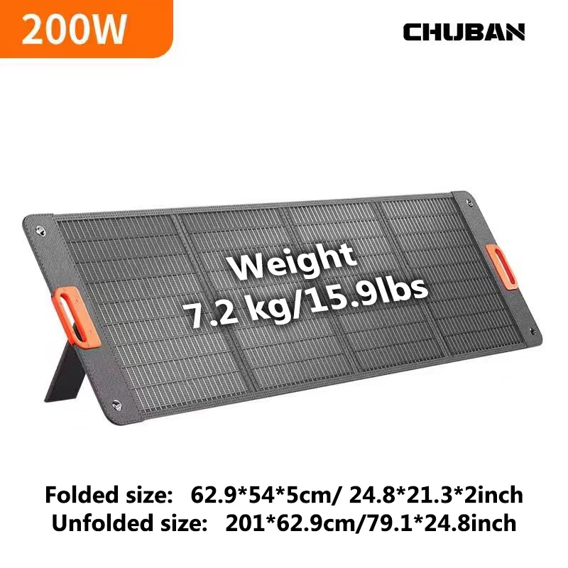 Solar Panel Monocrystalline - Painel Solar Dobrável de 200W, 400W,