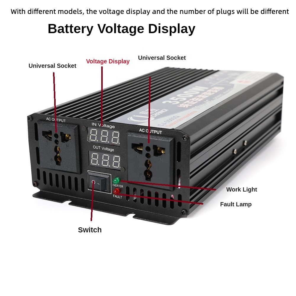 NOVO Inversor de Potência de 4 - Pure Sine Wave Inverter avaliação e preço
