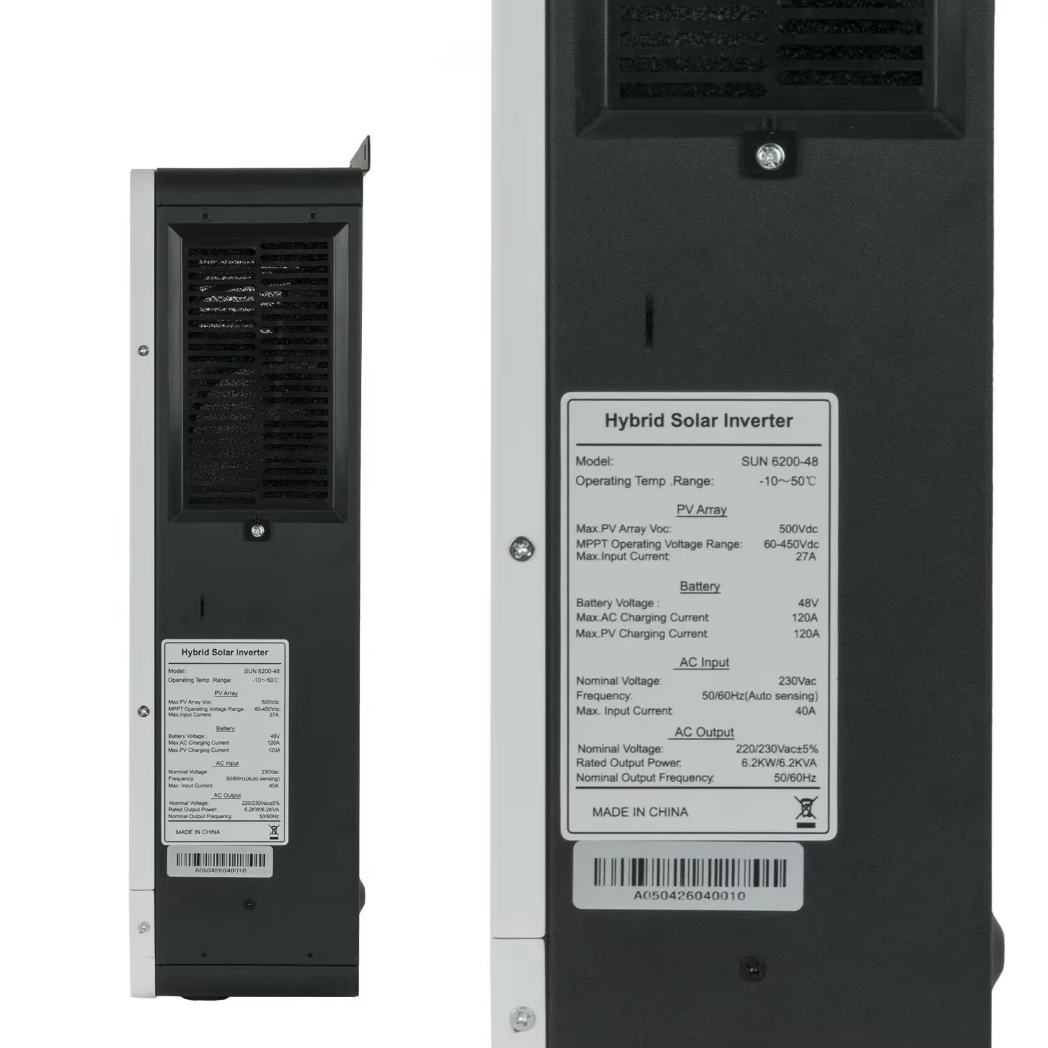 Inversor solar híbrido 6.2KW 4 - Pure Sine Wave Inverter avaliação e preço