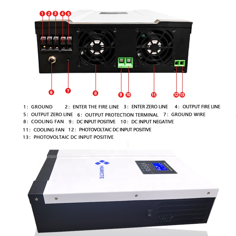 5.6kw 3.6kw inversor solar híb - Pure Sine Wave Inverter avaliação e preço