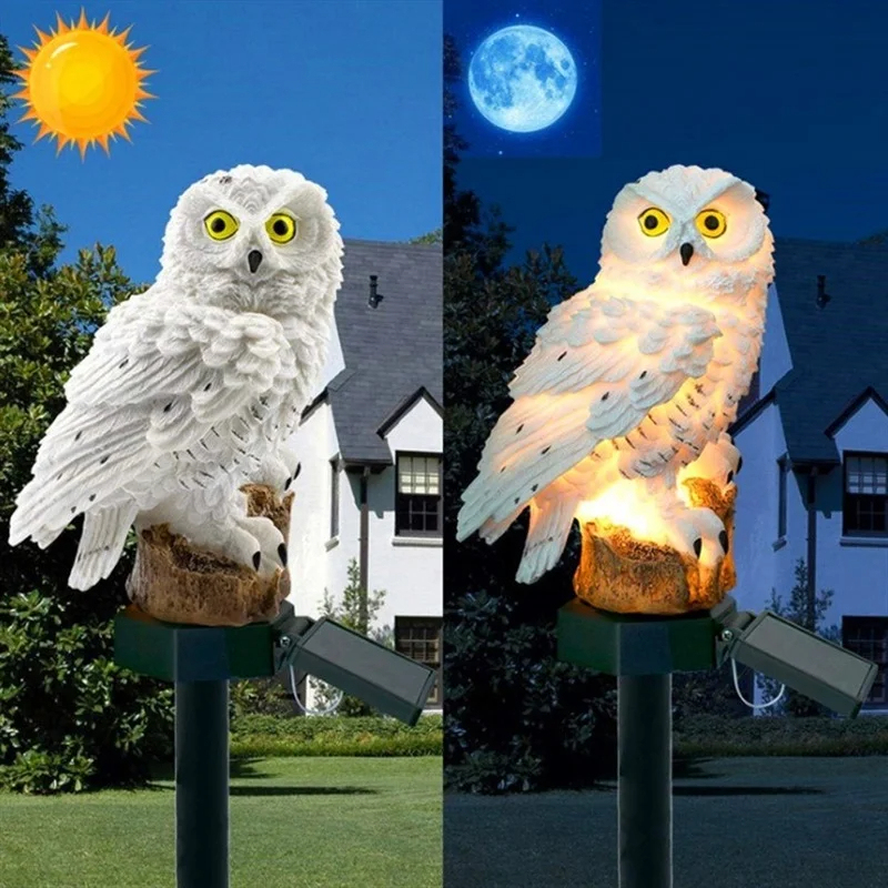 Estátua de Coruja Solar com Lu - Solar Street Light Led avaliação e preço