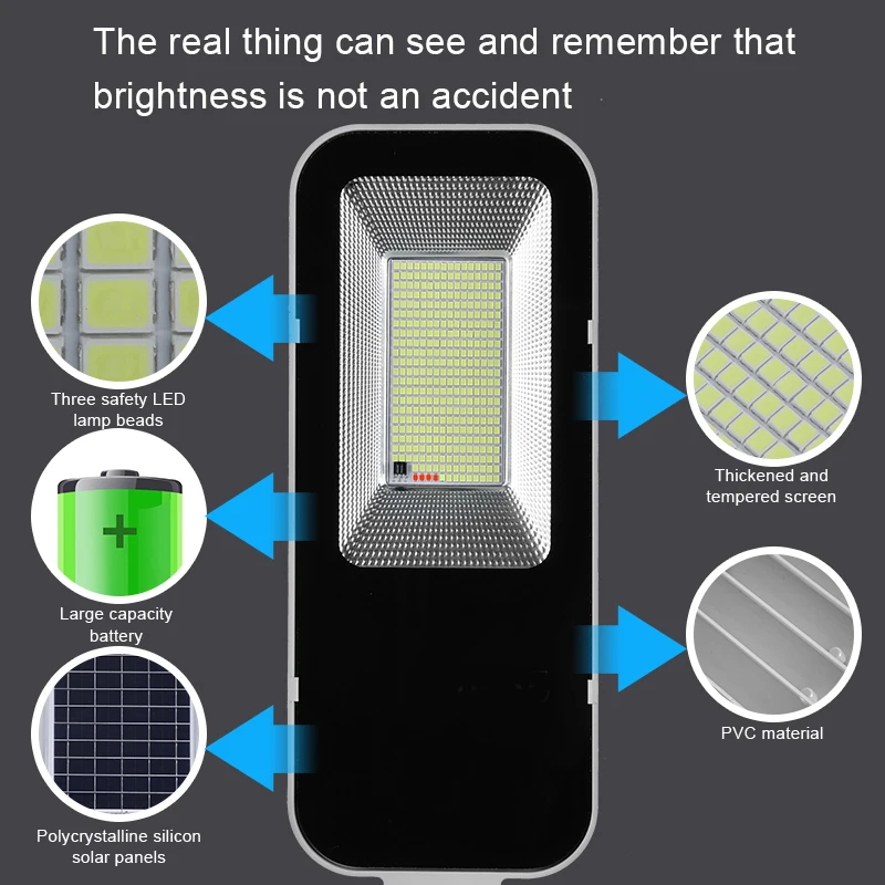 200w poderosa luz solar ao ar  - Solar Street Light Led avaliação e preço