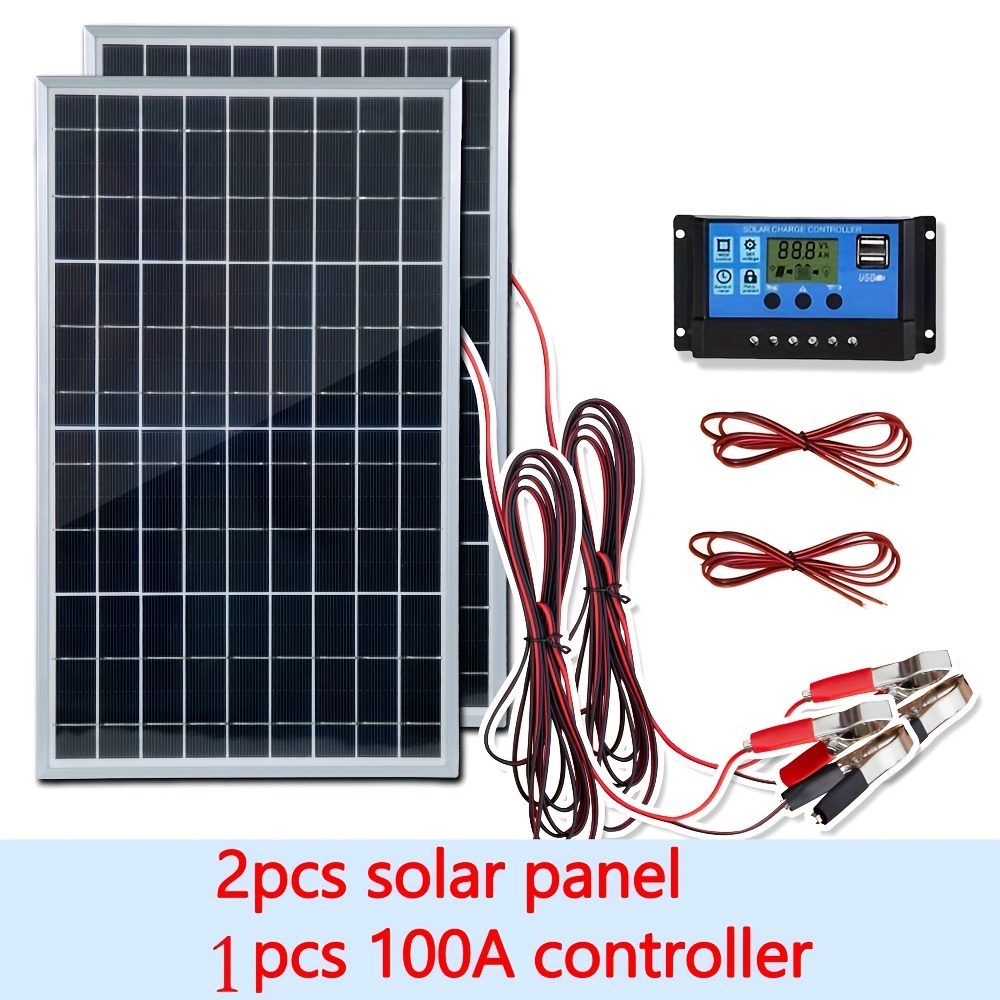 Kit de painel solar 12V, 1 peç - Solar Panel Monocrystalline avaliação e preço